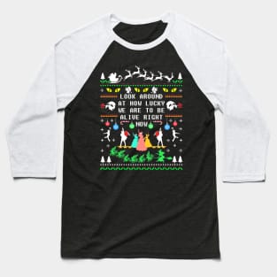 Ugly Broadway Christmas Sweatshirt Baseball T-Shirt